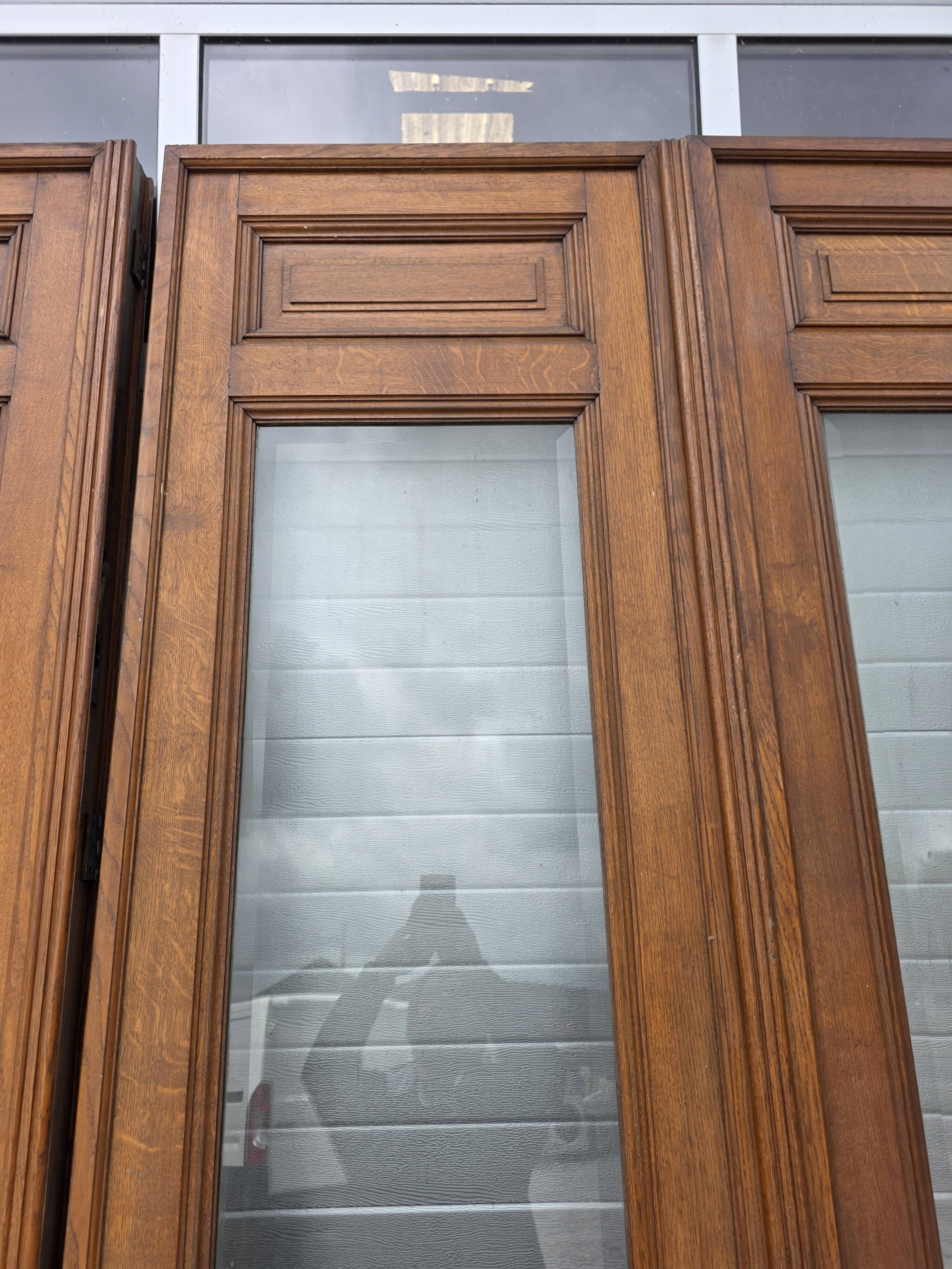 4 solid oak partition doors (high quality)
