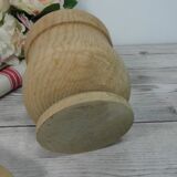 Wooden mortar and pestle
