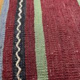 Vintage turkish kilim cushion cover , 120 x 40 cm