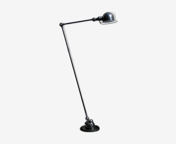Lamp Jielde vintage graphite e-reader 2 arms of Jean Louis Domecq 1960