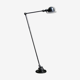 Lamp Jielde vintage graphite e-reader 2 arms of Jean Louis Domecq 1960