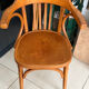 Fauteuil de bureau Baumann bois courbé 1950