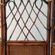 Paravent bambou et rotin vintage 1940