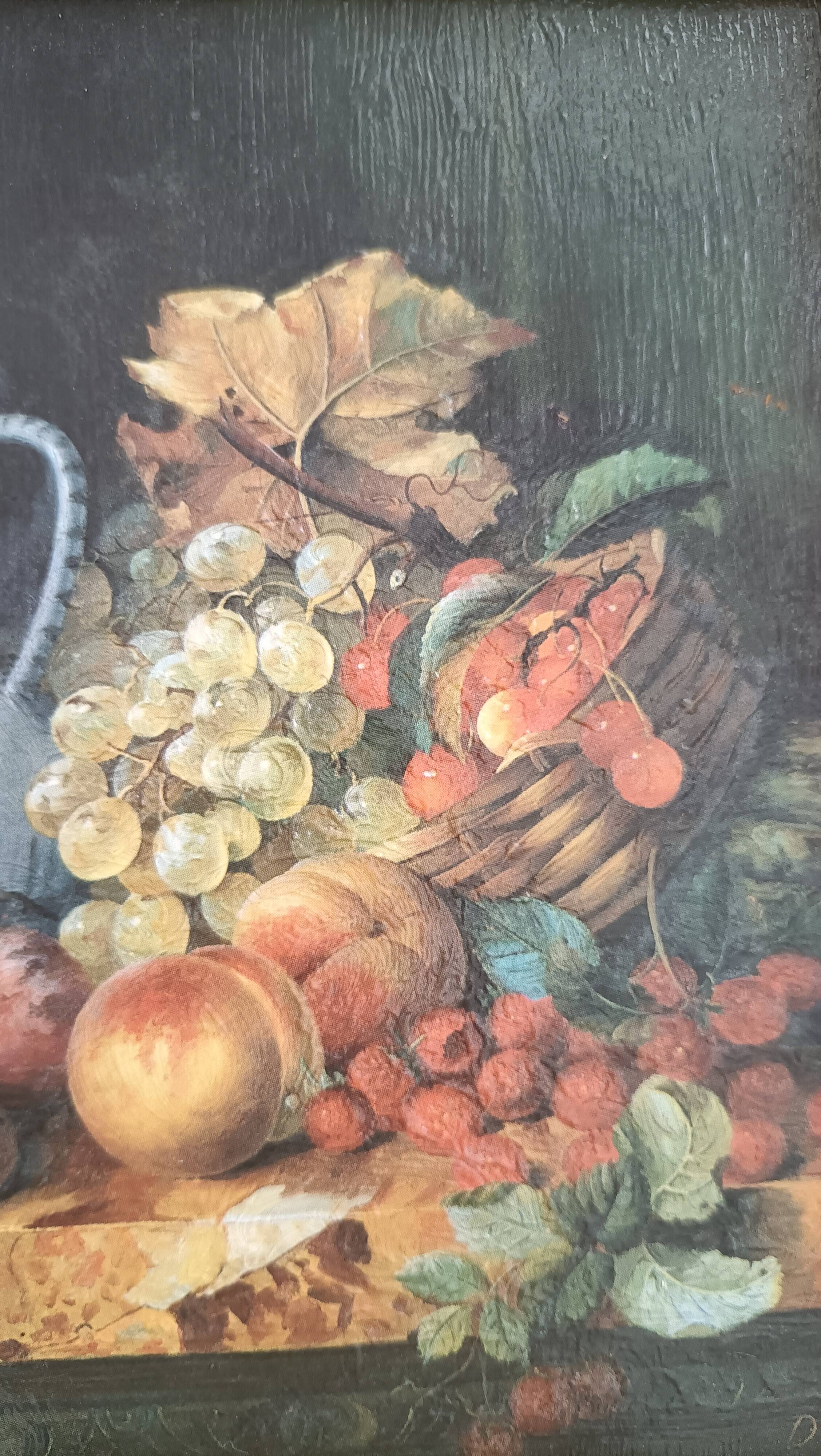 Still life oil painting painting signed