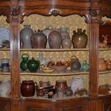 Pot olive earthenware of Dieulefit, France at the end of the nineteenth century