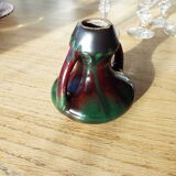 Bougeoir vase en grès flammé