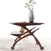 Beautiful teak tea trolley / serving cart, 1950s
