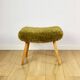 High stool seat khaki / olive / redhead - beech legs