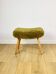 High stool seat khaki / olive / redhead - beech legs