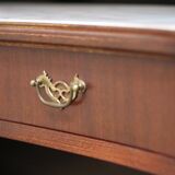 Superb mahogany and marble console table (early 20th century).
