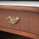 Superbe console en acajou et marbre (début XXeme).