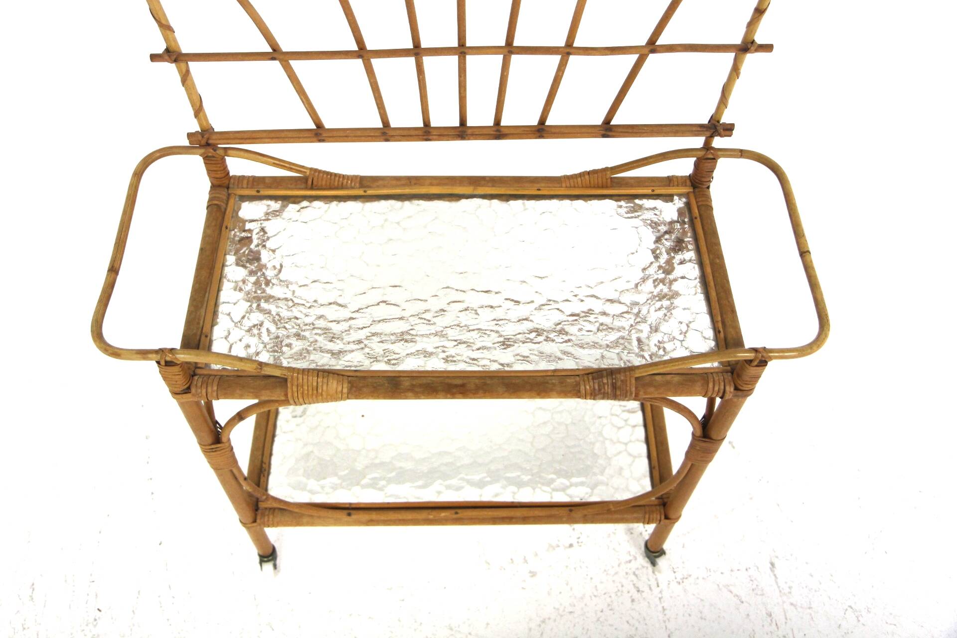 Jardinière d'intérieur scandinave en rotin, Suède, 1960