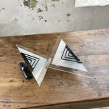 Pair of 80s wall lights