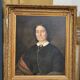 Oil on Canvas Portrait Painting of a Woman Framed 19th Century Signed