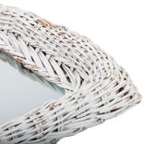 Mirror painted Wicker 60x34cm
