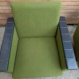 Pair vintage armchairs