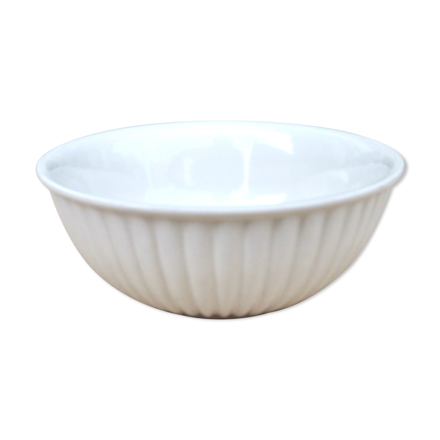 White ceramic cup