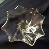 Superb ashtray or empty pocket of octagonal baccarat crystal shape