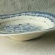 Plat en faience modele ondule de delft blauw hollande