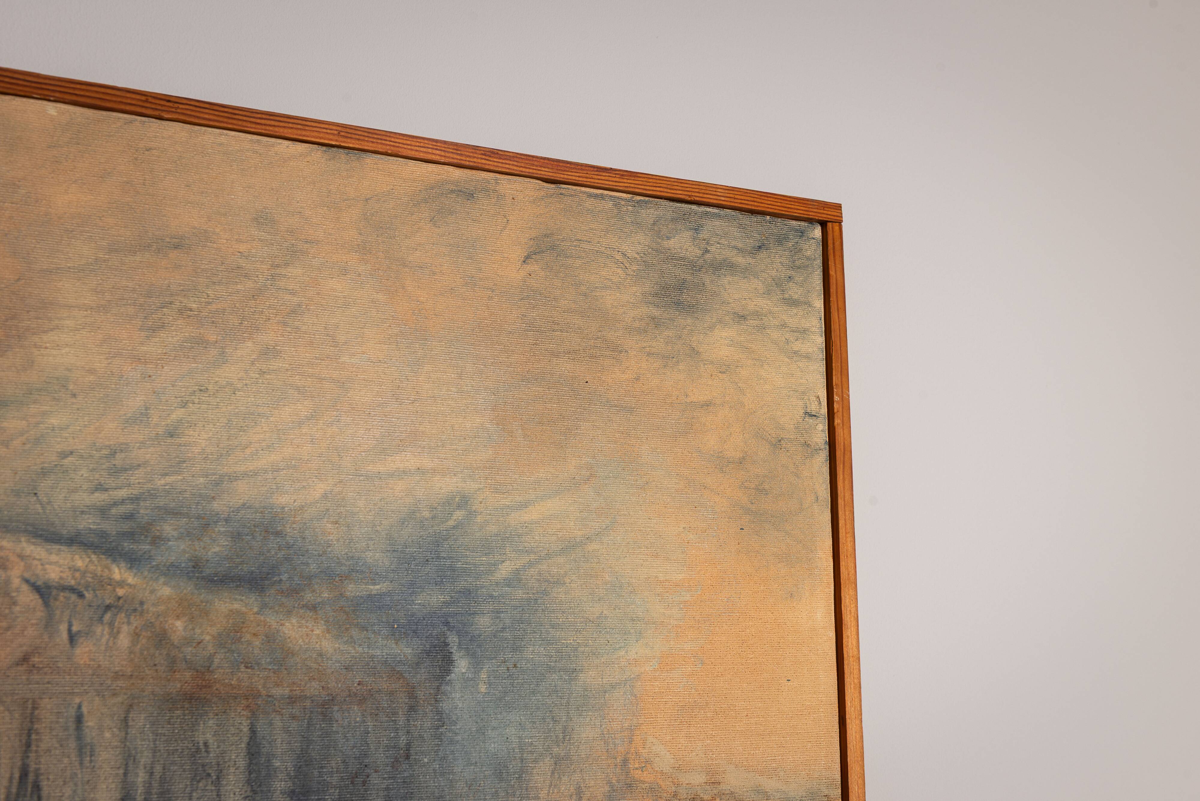 Abstract landscape painting by S. Martiny