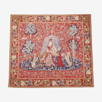 Chinese tapestry "La Dame a la Licorne" 20th century