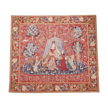 Chinese tapestry "La Dame a la Licorne" 20th century