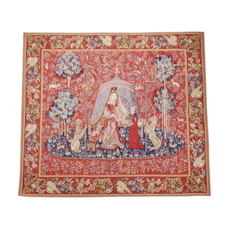 Chinese tapestry "La Dame a la Licorne" 20th century