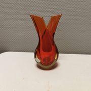 Vase en verre de Murano par Flavio Poli années 1950