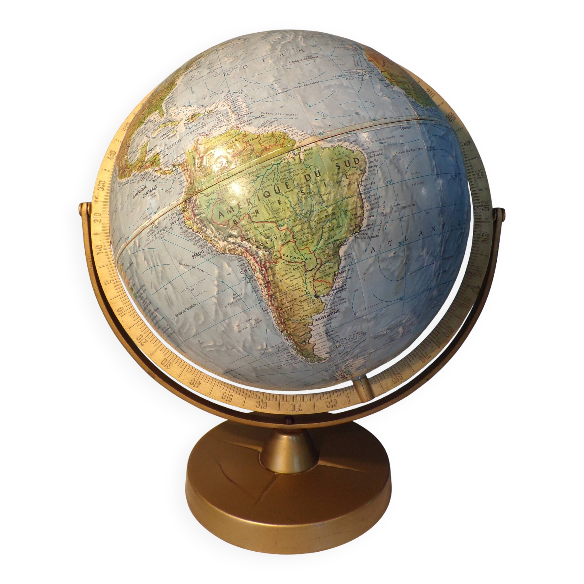 Scan-globe terrestrial globe from the 1960s