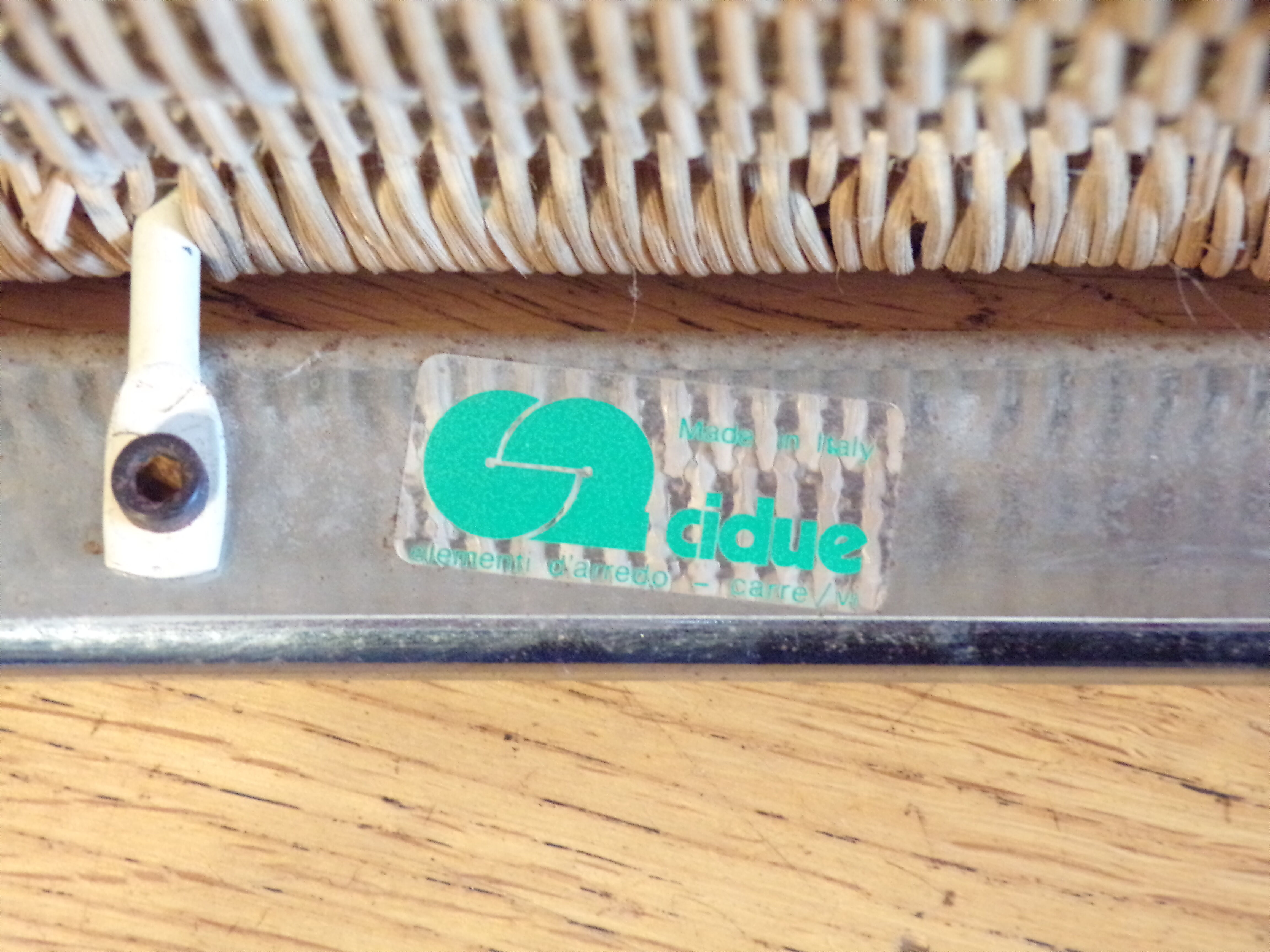 Rattan chair for Cidue