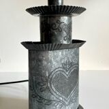 Heart Lamp Zinc Vintage