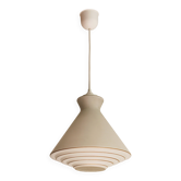 Suspension en verre opalin des années 1960