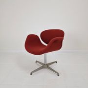 Little Tulip Armchair with cross base by Pierre Paulin for Artifort, 1970s