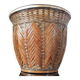 Cache-pot vintage en rotin et bambou 