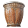 Cache-pot vintage en rotin et bambou 