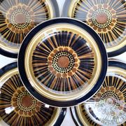12 assiettes à dessert en ceramique vintage Kosmos Arabia