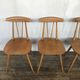 Series of 4 chairs