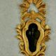 Paire de miroir bois doré.