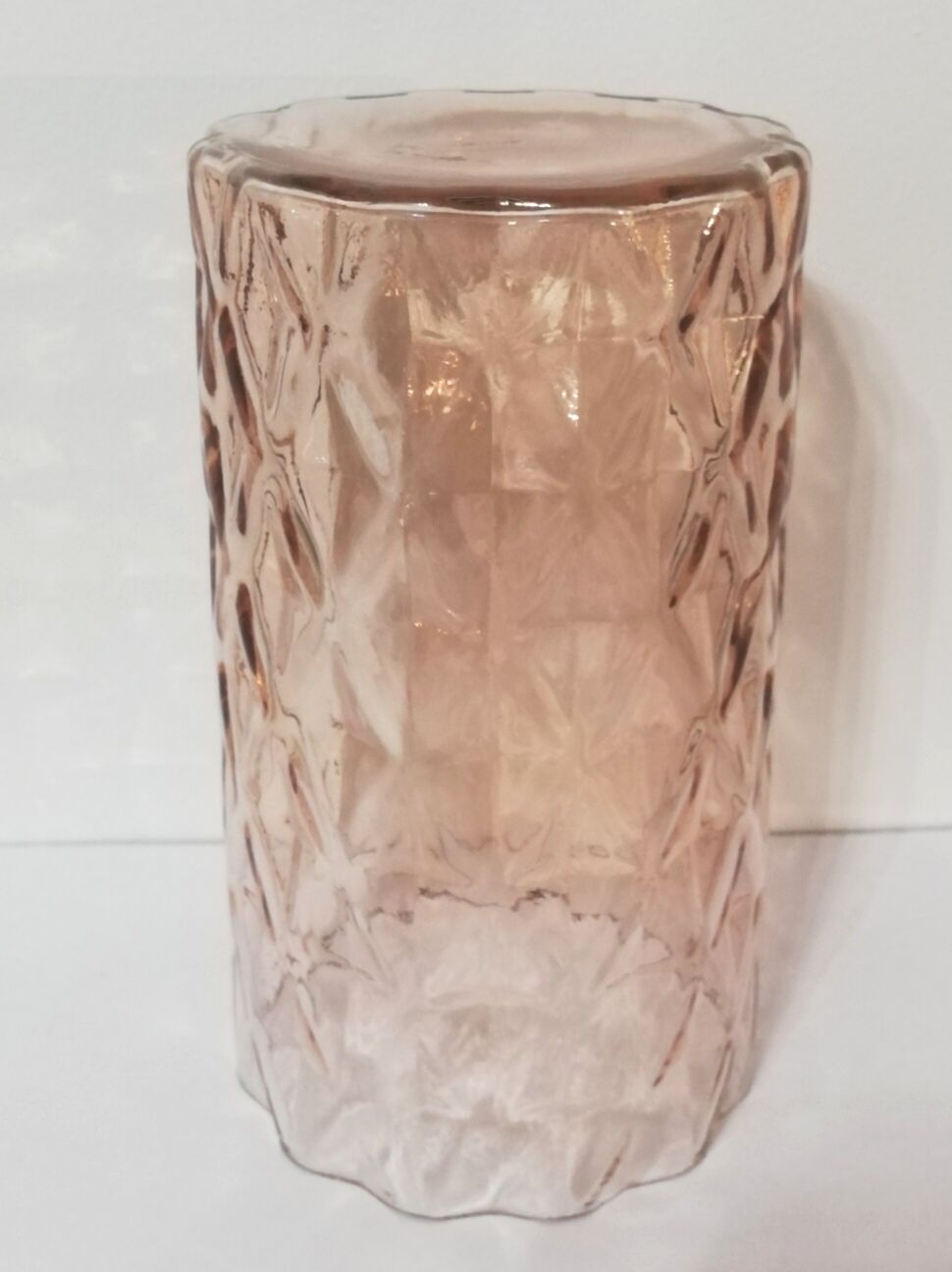 Art Deco vase in roseline glass