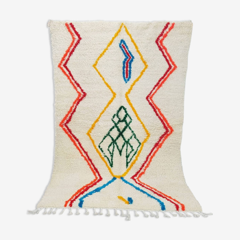 Tapis Marocain berbère 242 x 150 cm tapis Azilal en laine