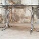 Table ovale en verre vintage