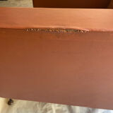 Pair of skaï armchairs