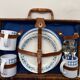 Vintage picnic suitcase