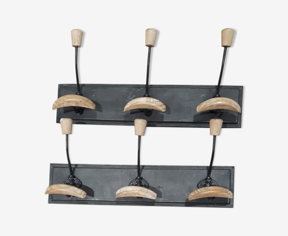 Lot de 3 patères style industriel