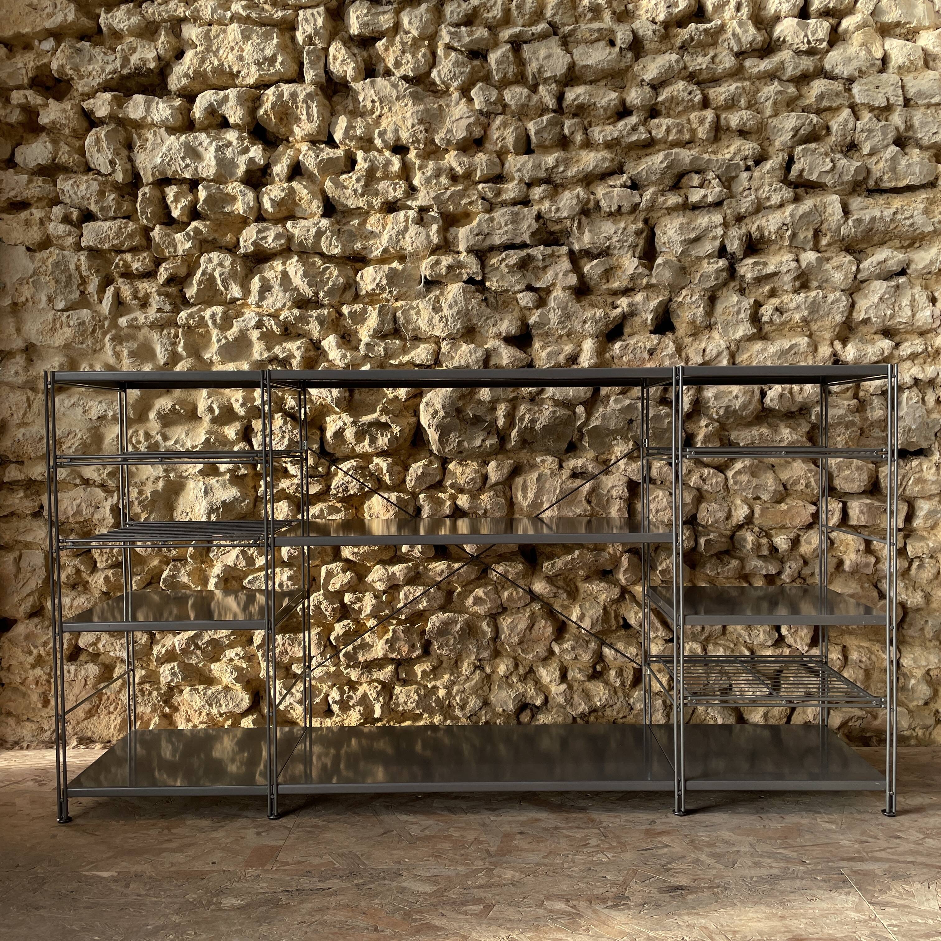 Modular metal shelf Niels Gammelgård - IKEA