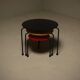Ensemble de 3 tables gigognes modernes de style Memphis italien des années 1980.
