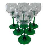 Service de 6 verres à vin d’Alsace