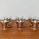 Mid-century German tea glasses by WMF, 1960s, set of 6.