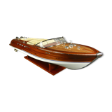 Model boat wood Riva Aquarama 55 cm