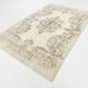 Light Green & Beige Handmade Wool Vintage Rug, 173x262 Cm